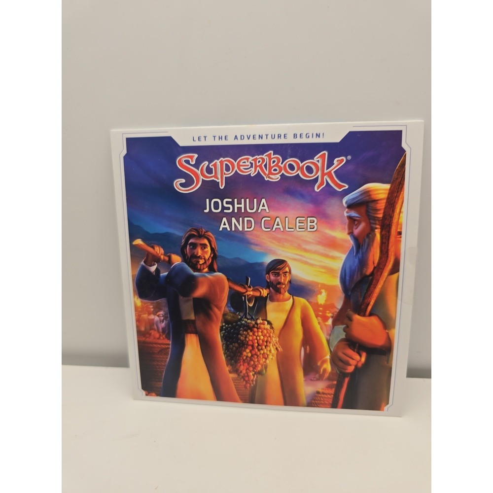 CBN Superbook Kids DVD Christian Broadcasting Joshua Caleb Bible Story Cartoon